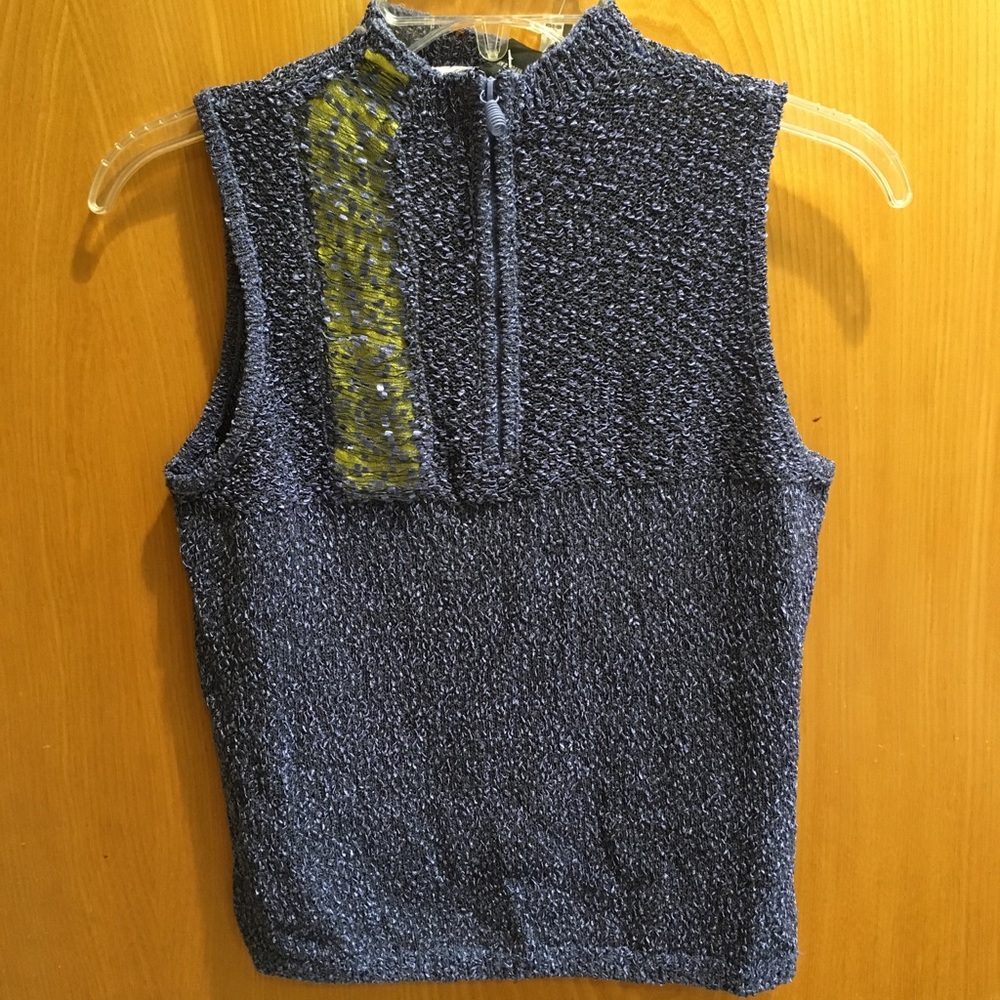 NWT Jamie Sadock cute periwinkle sleeveless top S